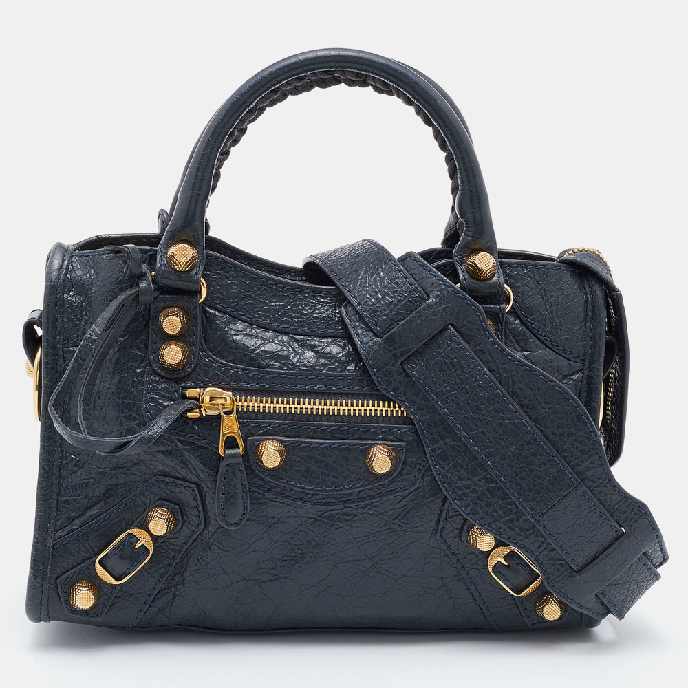 Balenciaga Gray Tote Bag with Slouchy Design